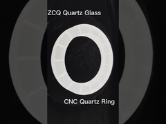 실험실 Cnc고 정밀도 석영 플랜지 고온저항