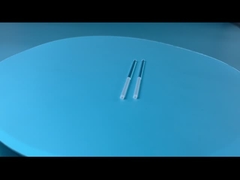 고온저항 석영 로드고 정밀도 반쯤 닦은 절반 모래 블라스트 처리  CNC 눈금