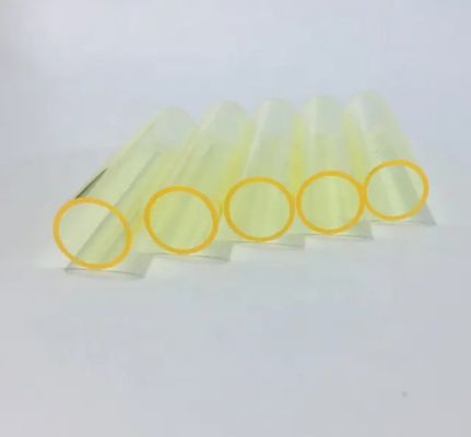 Optimize Processes Yellow Samarium-Doped Fused Quartz Tube of 6.91g/cm3 Density