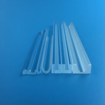 0.01 Ellipticity Semi Conductor U Shaped Quartz Rods For Precision