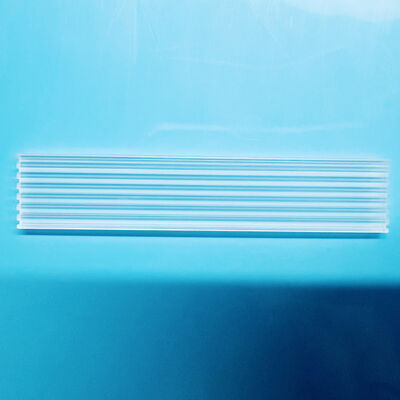 90x18x3mm Precision Grooved Quartz Substrate High Purity Optical Plate